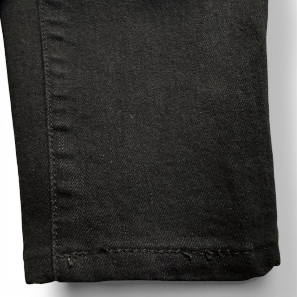 KHAITE High-Rise Slim Straight Premium Denim Vanessa Jeans - Washed Black Sz 27 - Picture 10 of 11